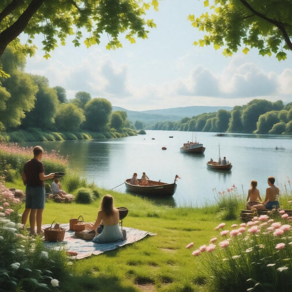 Click to view larger image AI-created image of Late May Bank Holiday