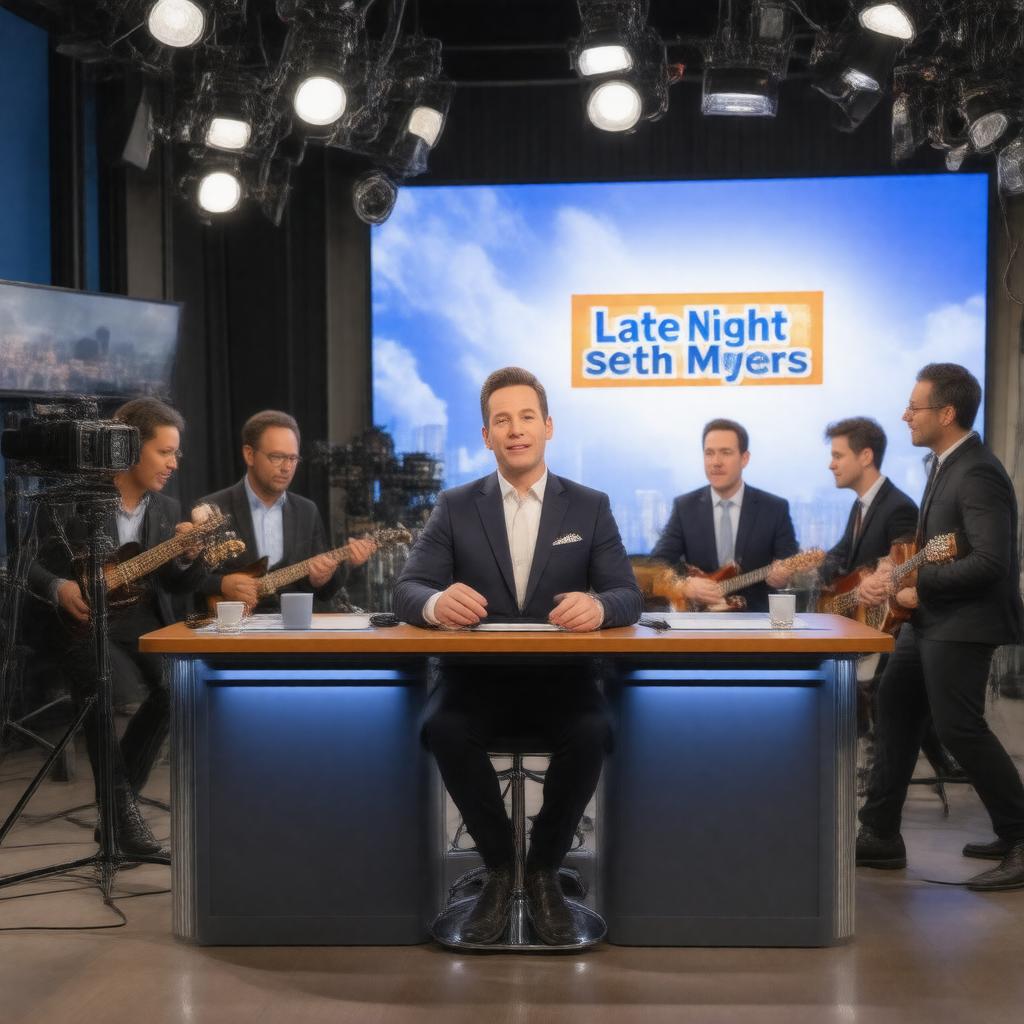 AI-created image of Late Night with Seth Meyers