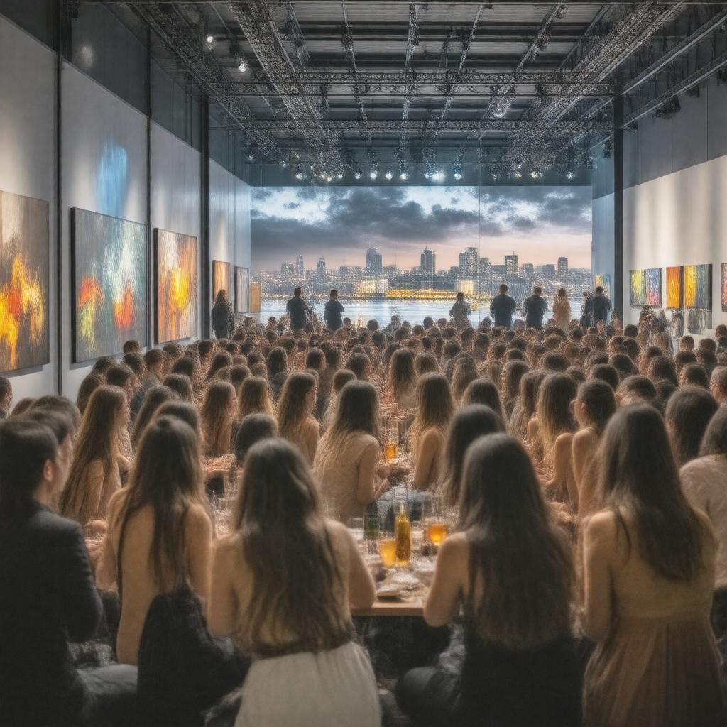 AI-created image of Lates (adults-only evening events)