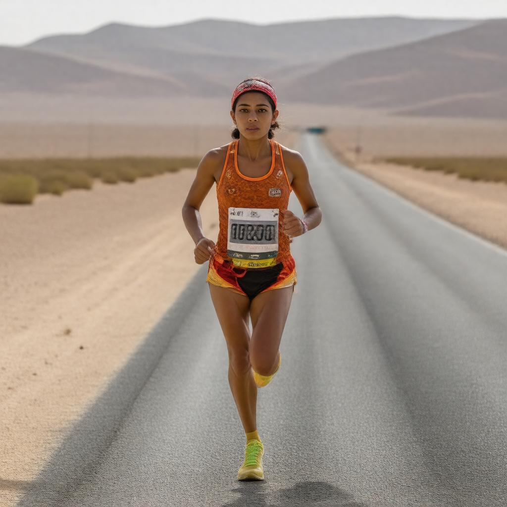 AI-created image of Latifa Ouaou