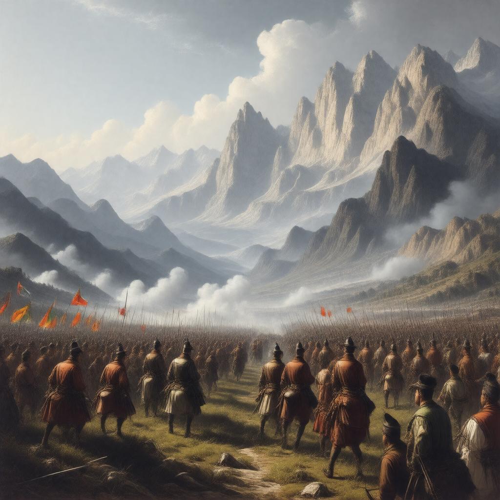 AI-created image of Latin American wars of independence