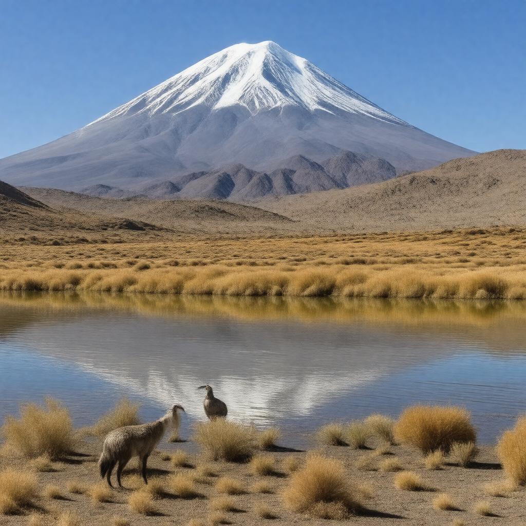 AI-created image of Lauca National Park