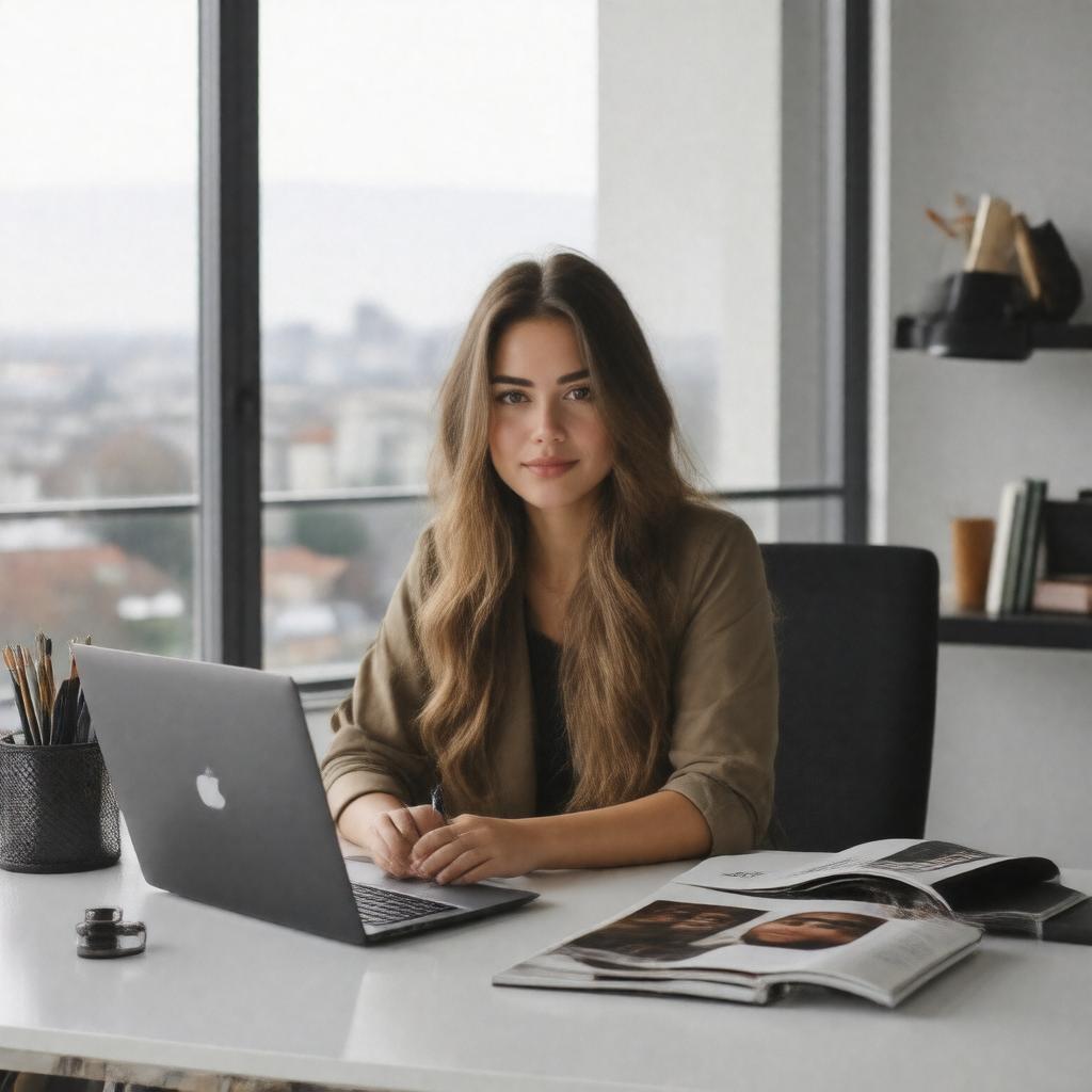 AI-created image of Laura Capon