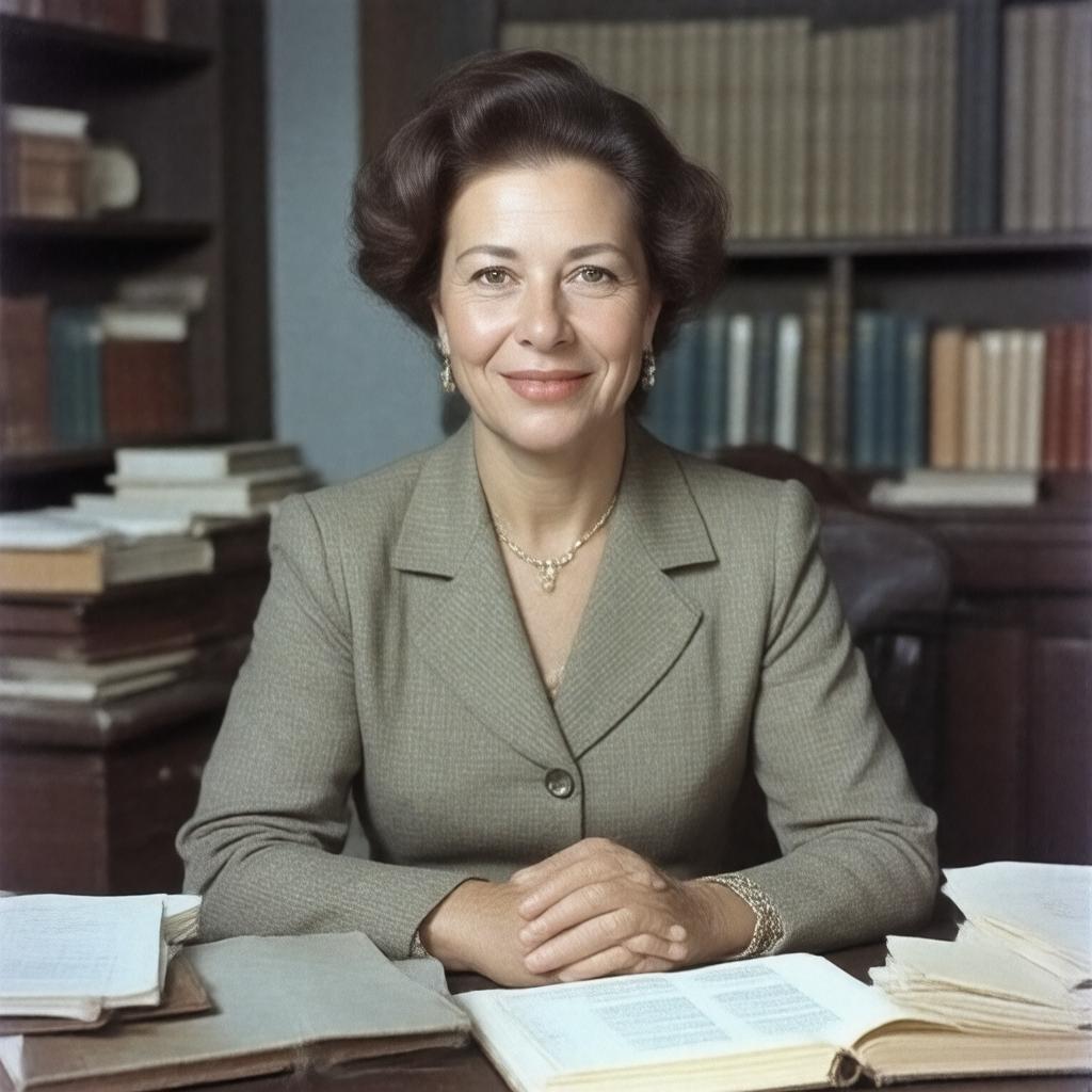 AI-created image of Laura Fermi