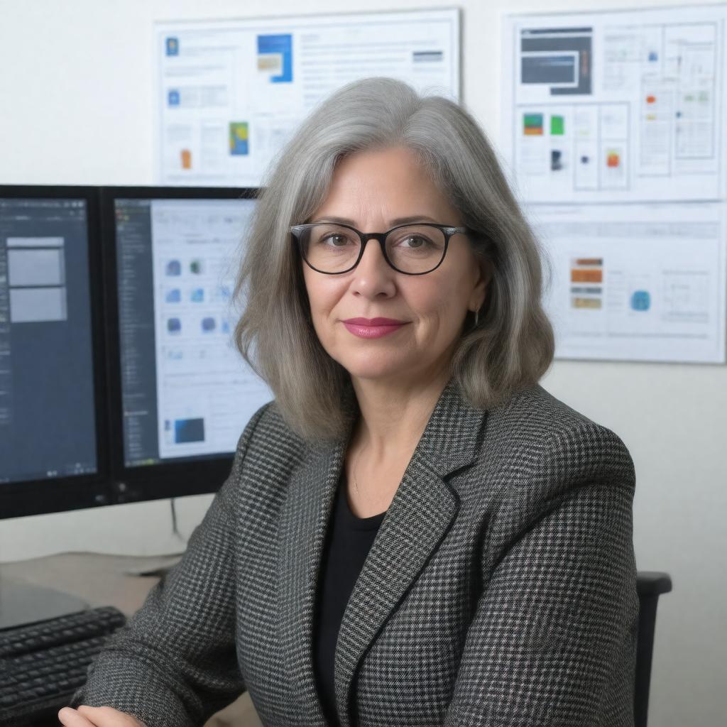 Click to view larger image AI-created image of Laura Haas