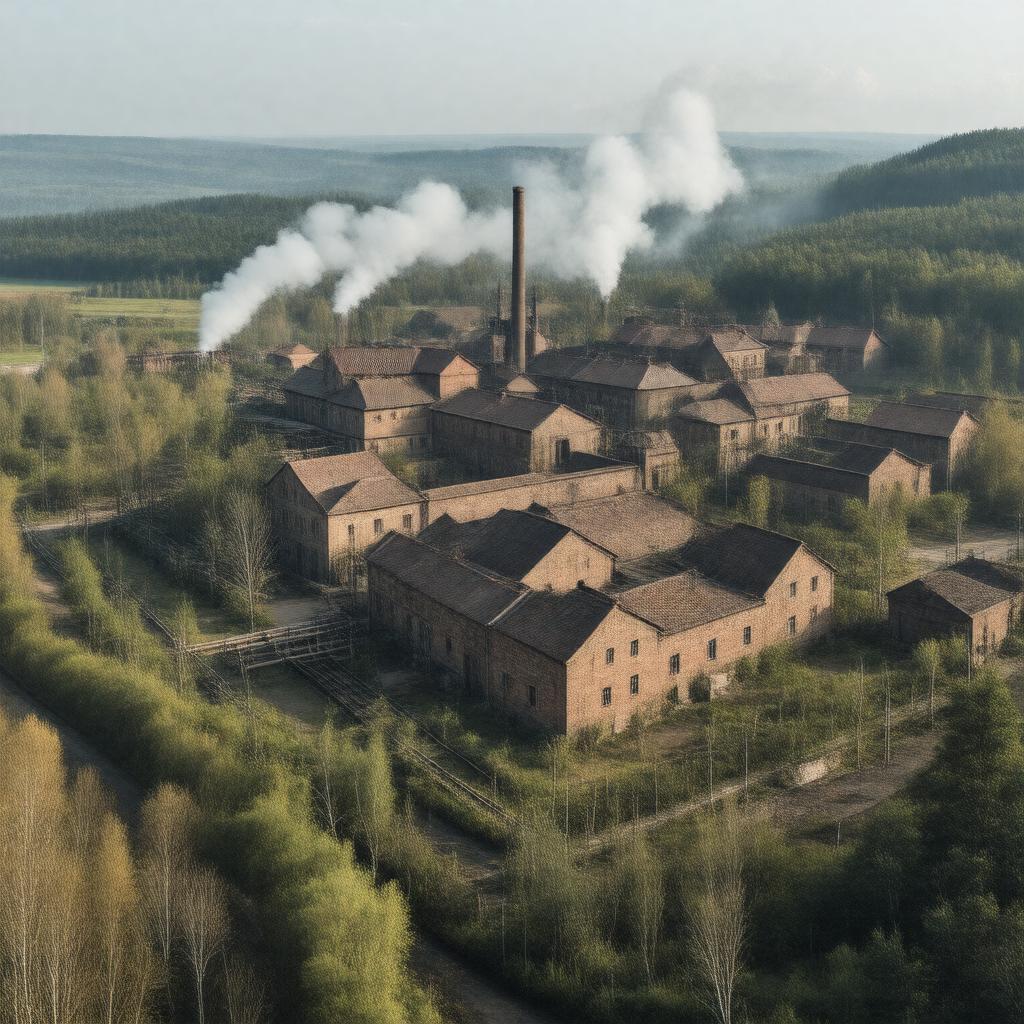 AI-created image of Laurahütte, Silesia, German Empire