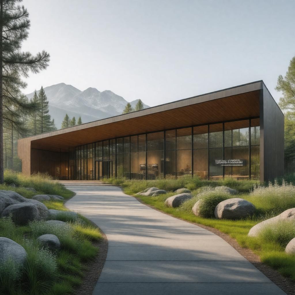 Click to view larger image AI-created image of Laurance S. Rockefeller Preserve Center