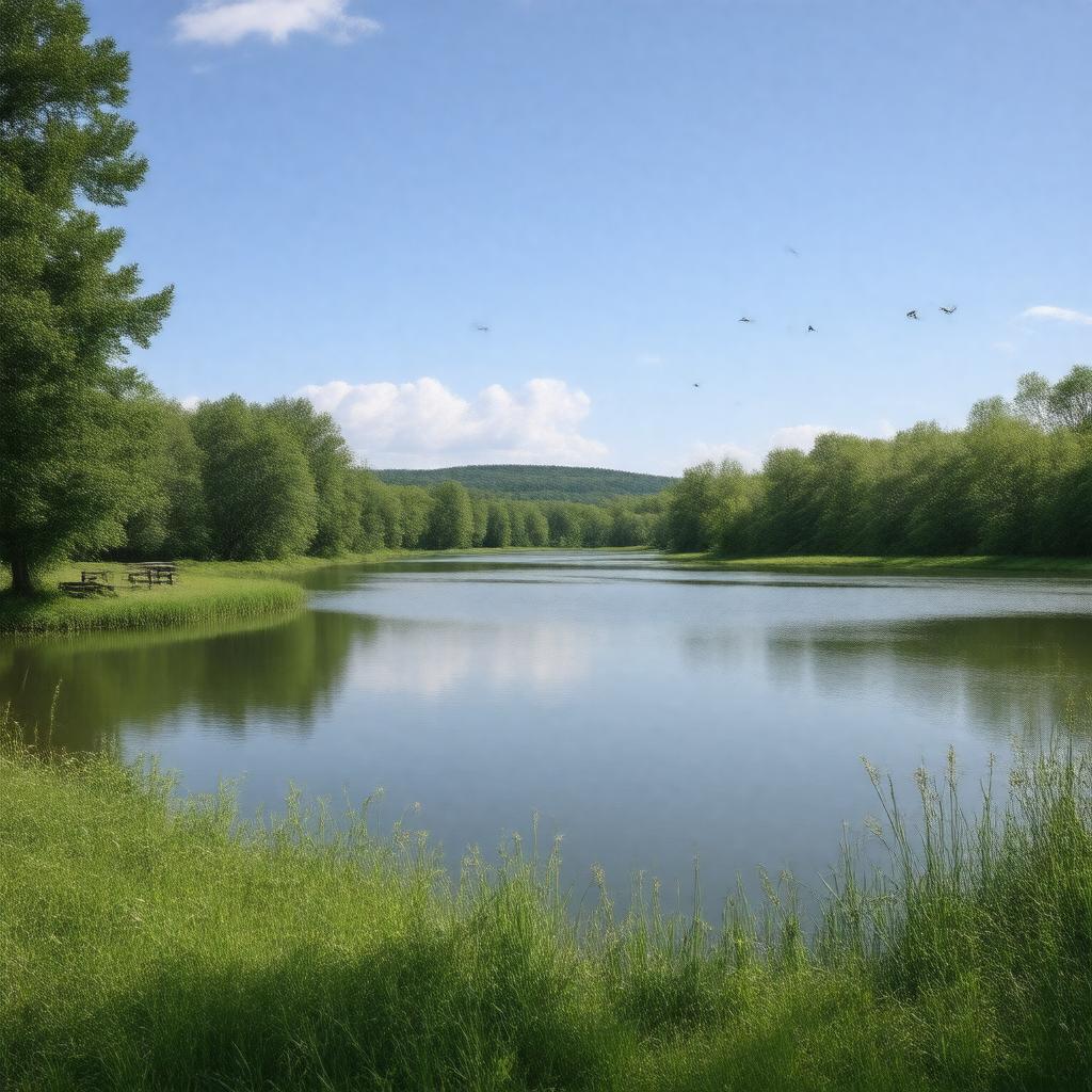 AI-created image of Laurel Creek Conservation Area