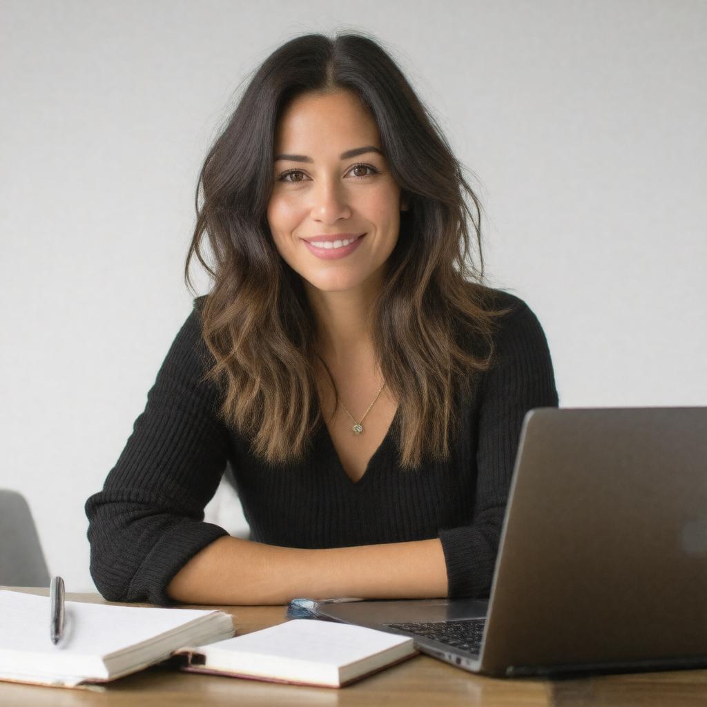 AI-created image of Lauren Smiley