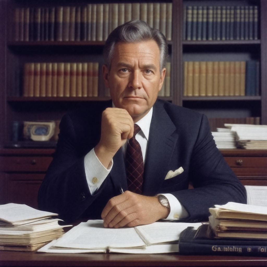 AI-created image of Laurence Barrett