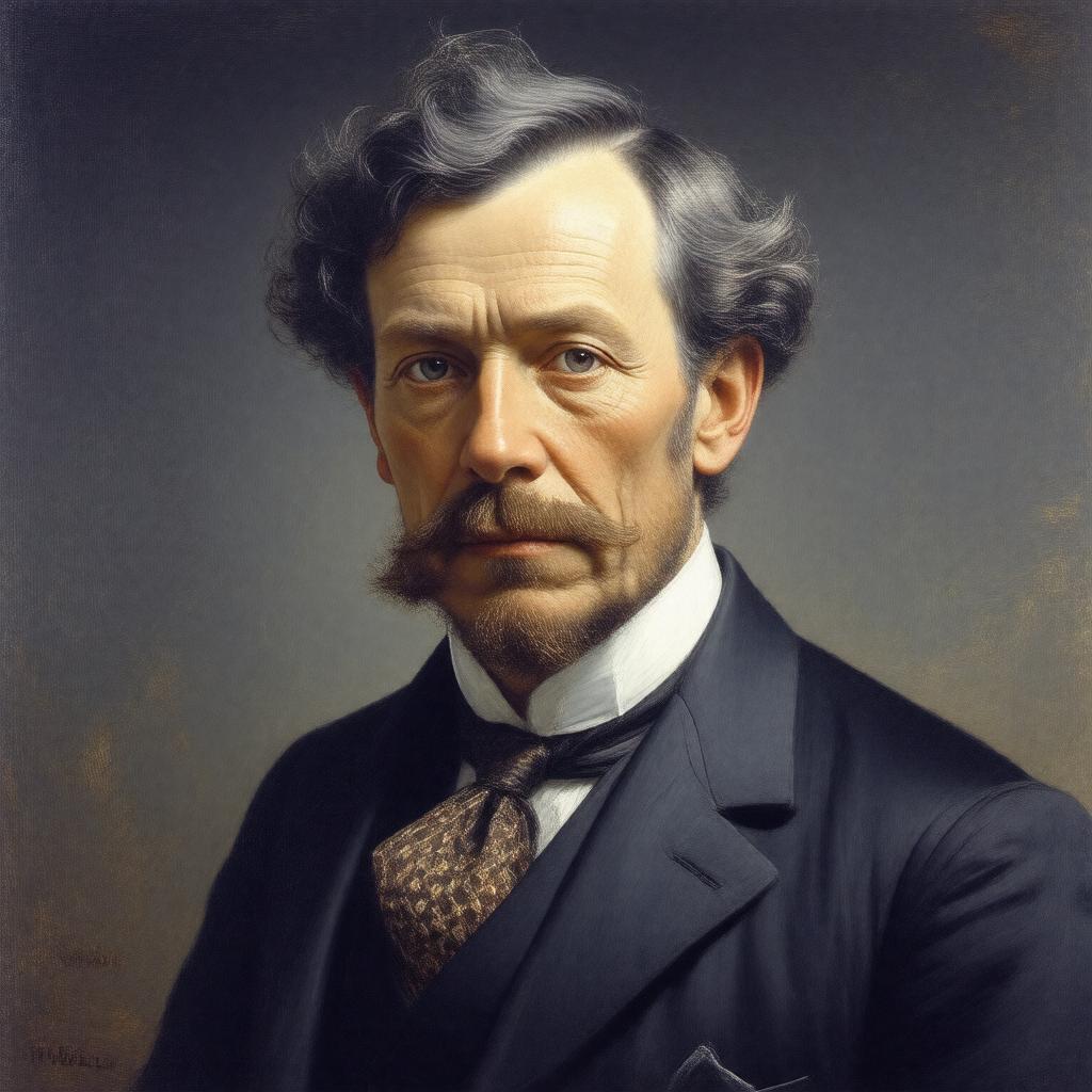 AI-created image of Laurence Irving