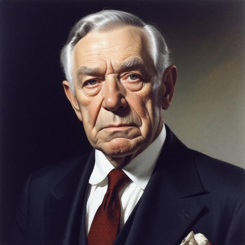 AI-created image of Laurence Kerr Olivier