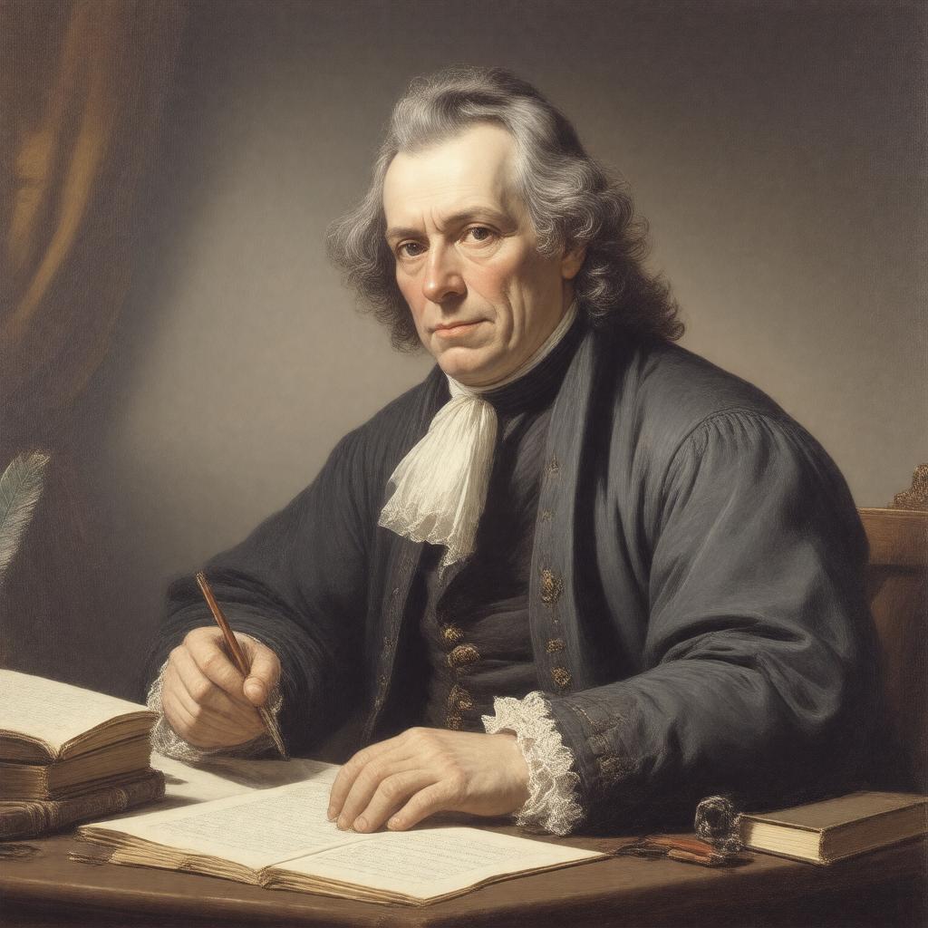 AI-created image of Laurence Sterne