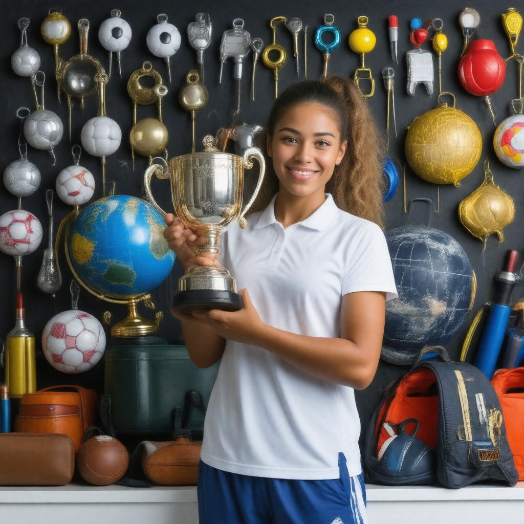 AI-created image of Laureus Sportswoman of the Year