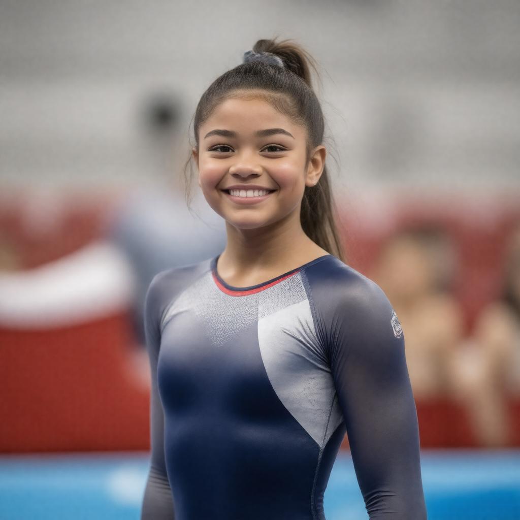 AI-created image of Laurie Hernandez