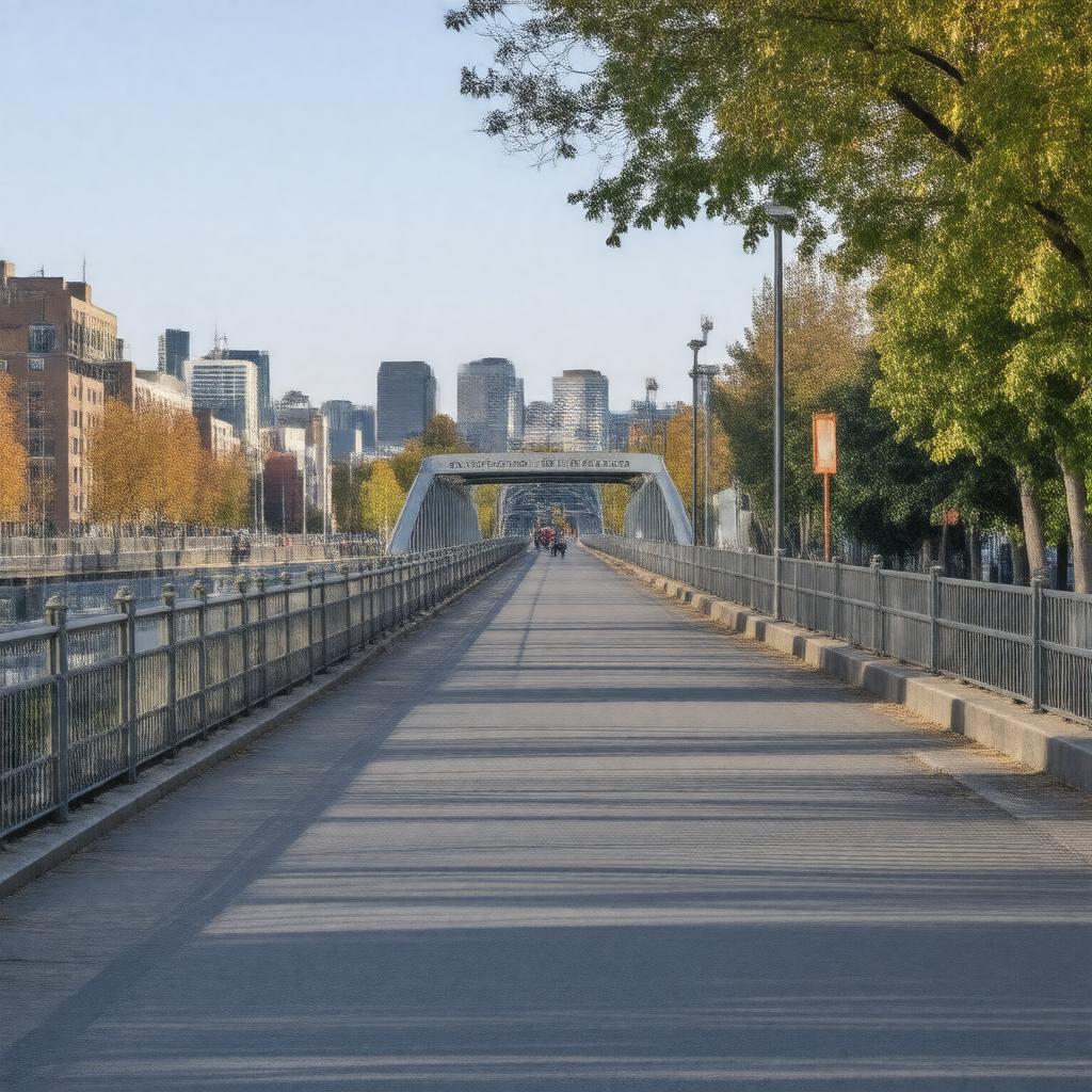 AI-created image of Laurier Avenue Bridge