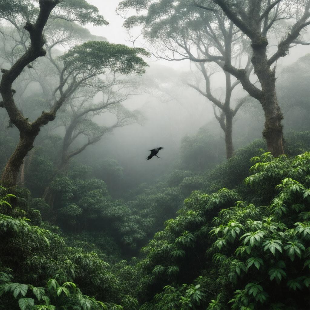 AI-created image of Laurisilva of Madeira