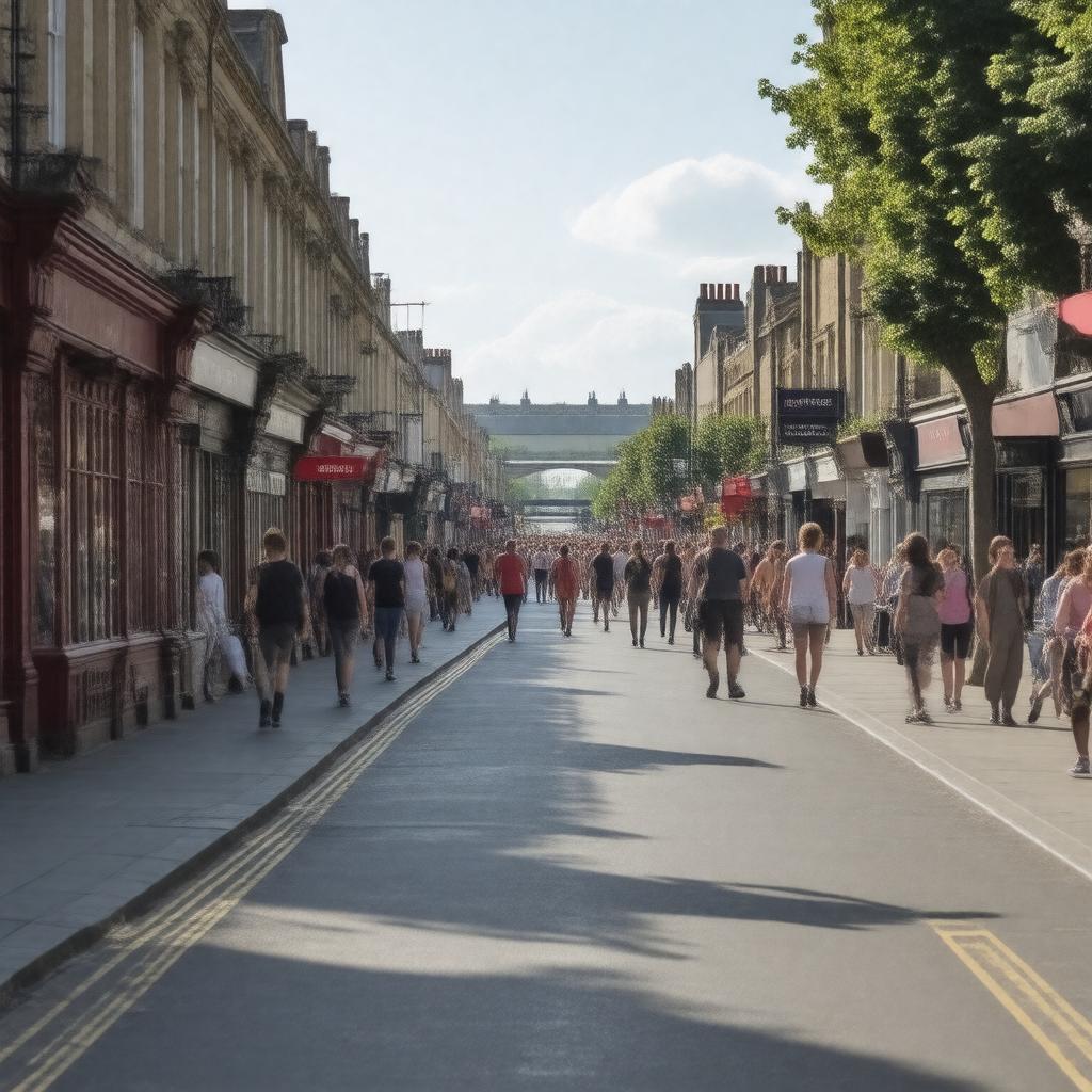 AI-created image of Lavender Hill