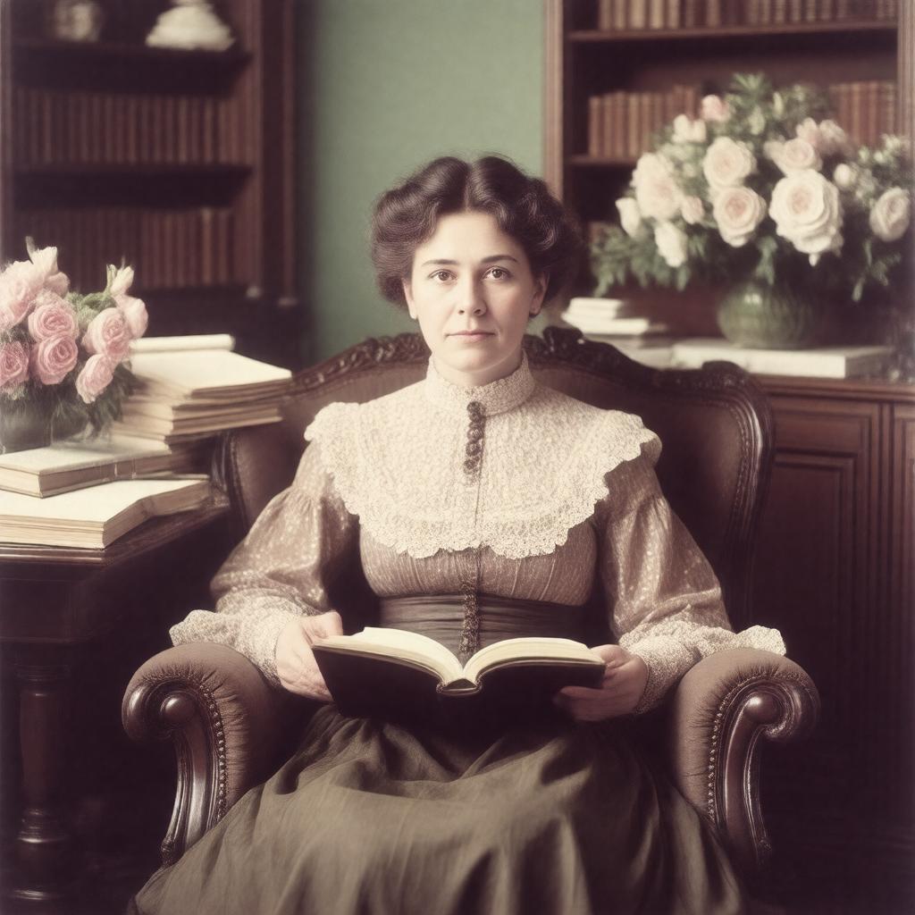 Click to view larger image AI-created image of Lavinia Norcross Dickinson