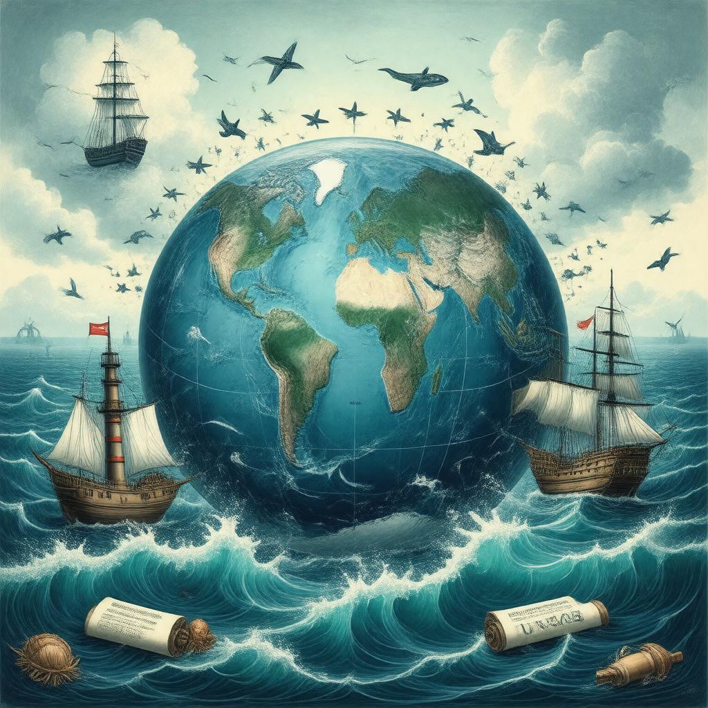AI-created image of Law of the Sea Convention