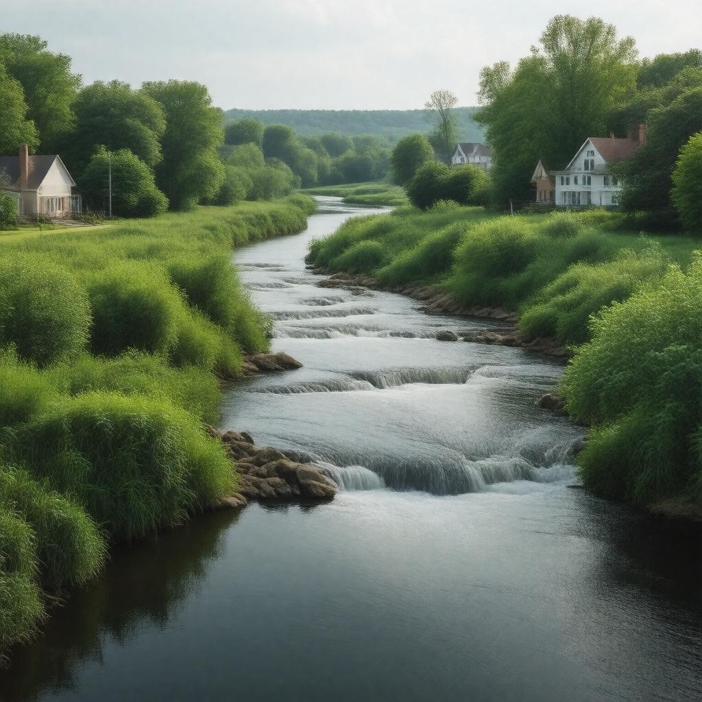 Click to view larger image AI-created image of Lawrence Brook