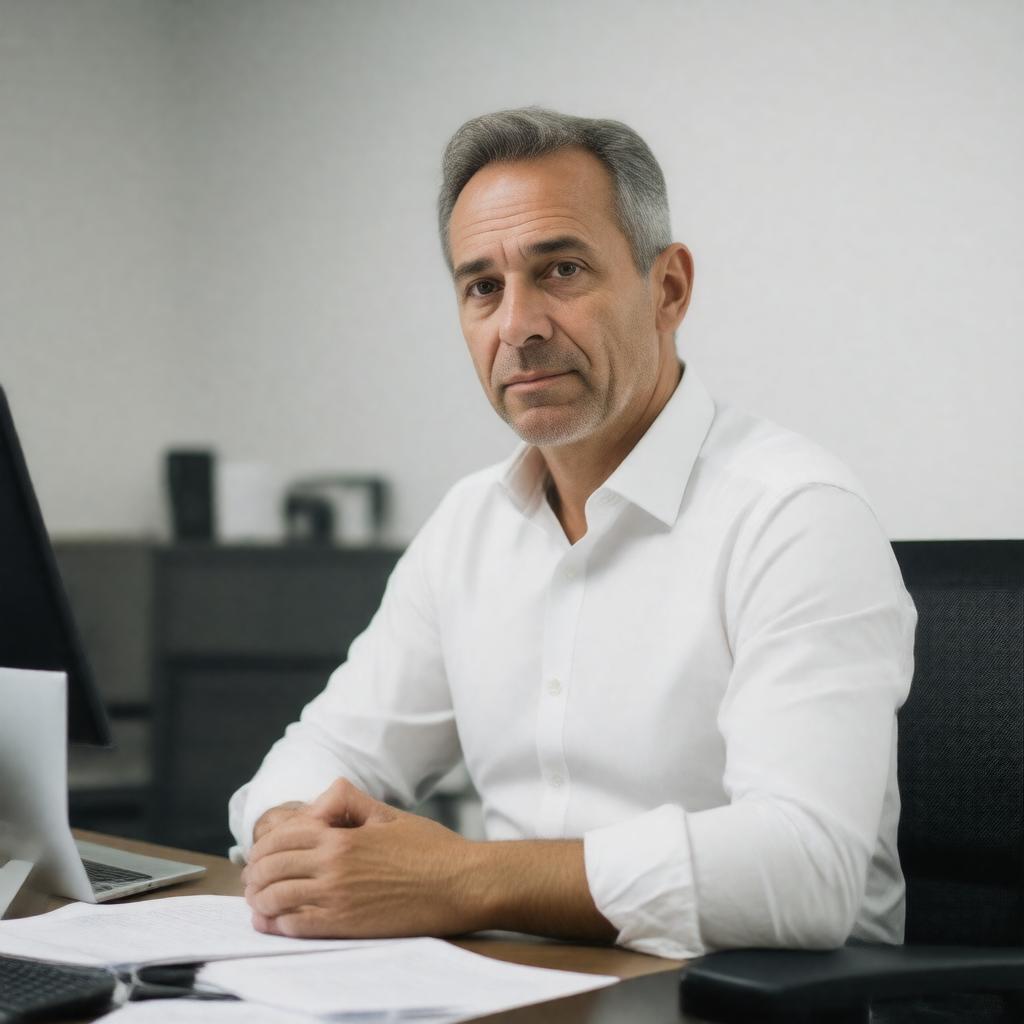 AI-created image of Lawrence Edward Page