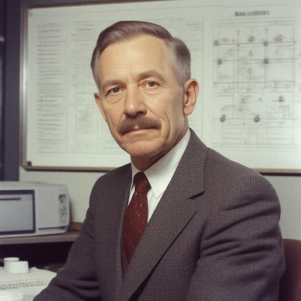 AI-created image of Lawrence G. Roberts