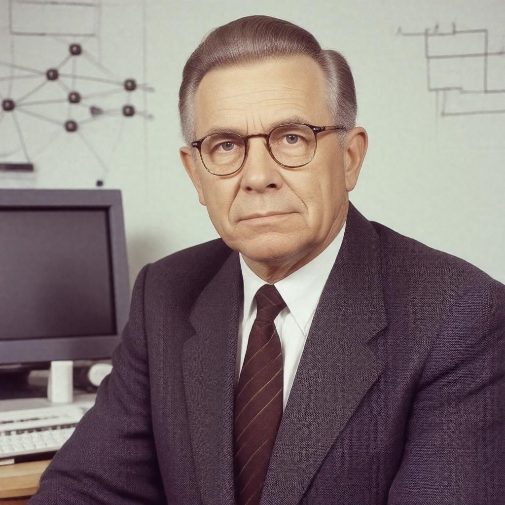 AI-created image of Lawrence Gilman Roberts