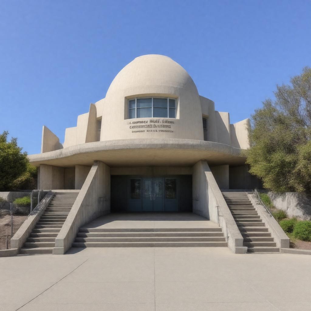 AI-created image of Lawrence Hall of Science