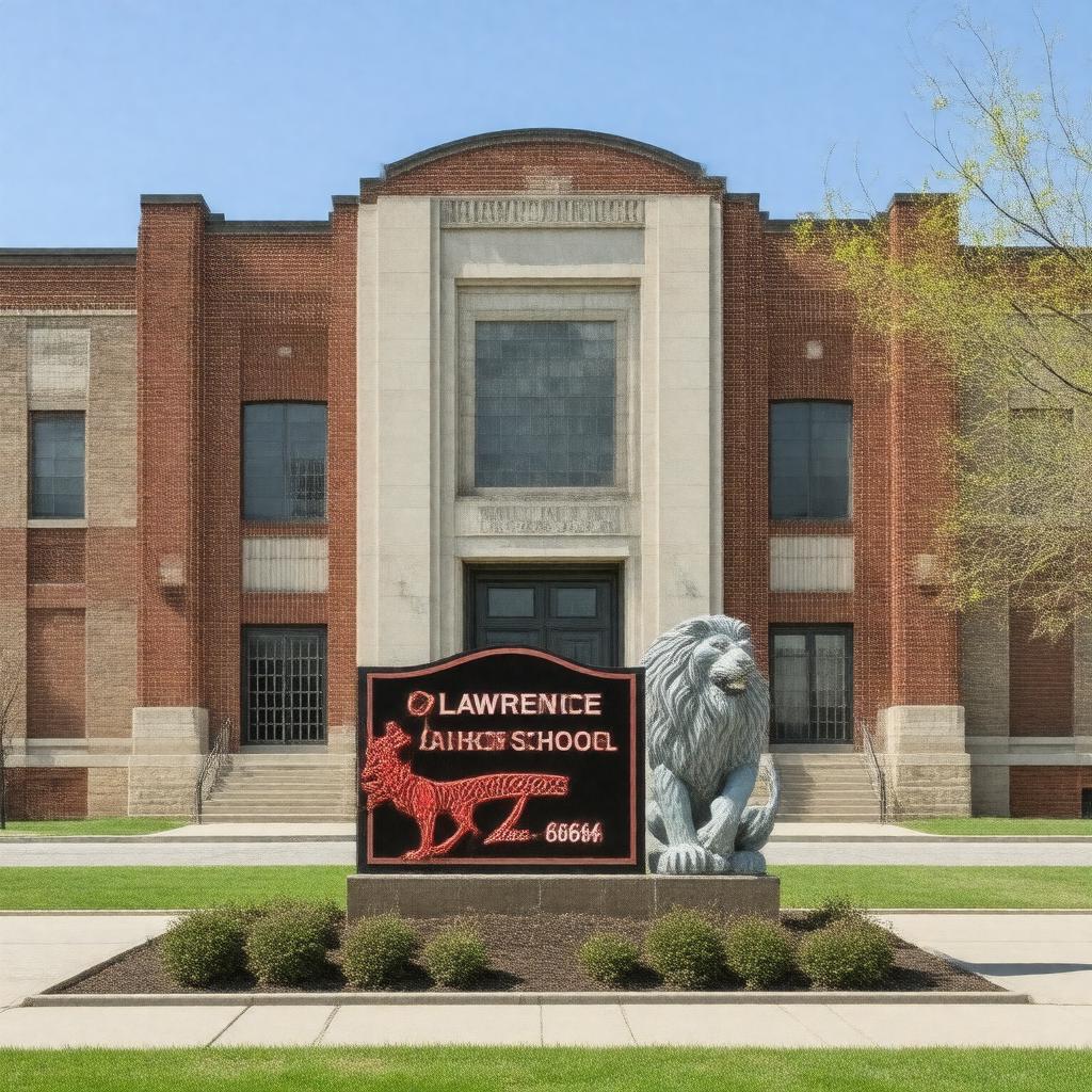 AI-created image of Lawrence High School