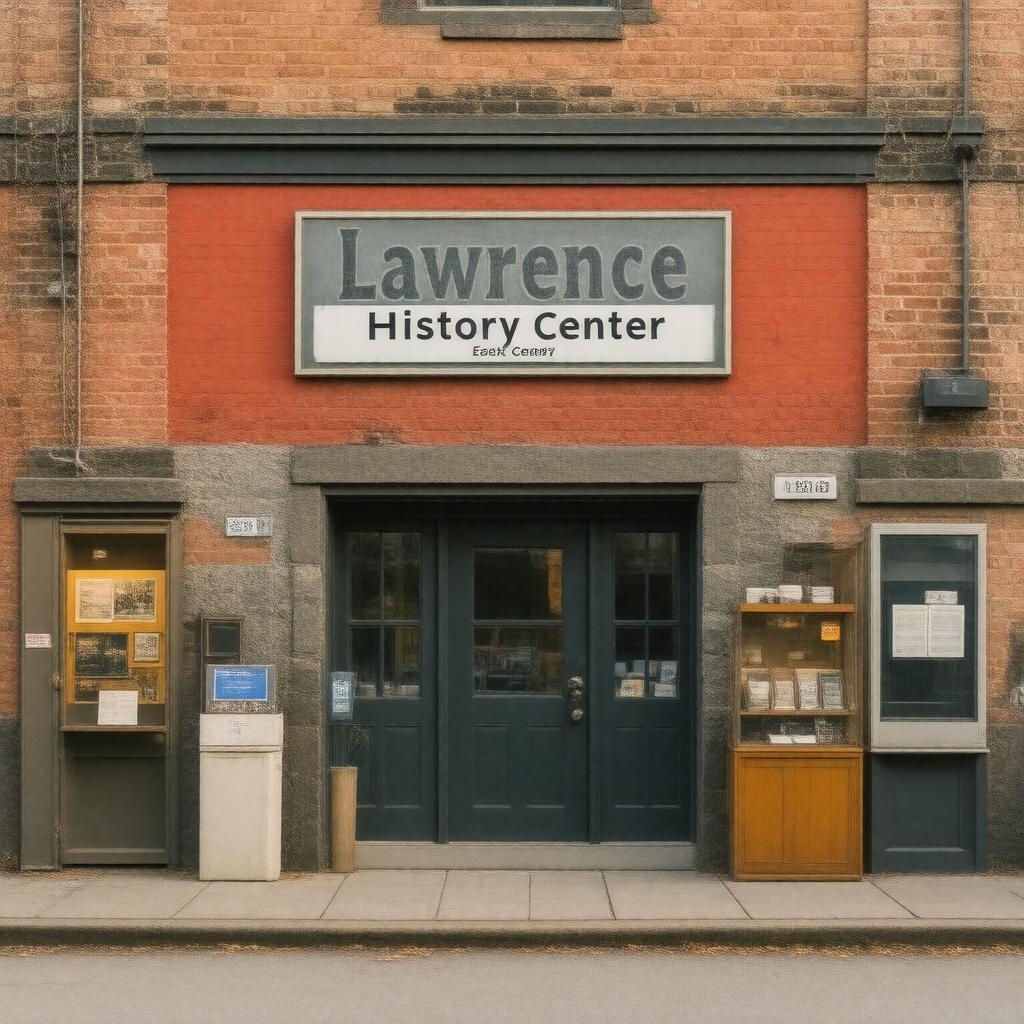 Click to view larger image AI-created image of Lawrence History Center