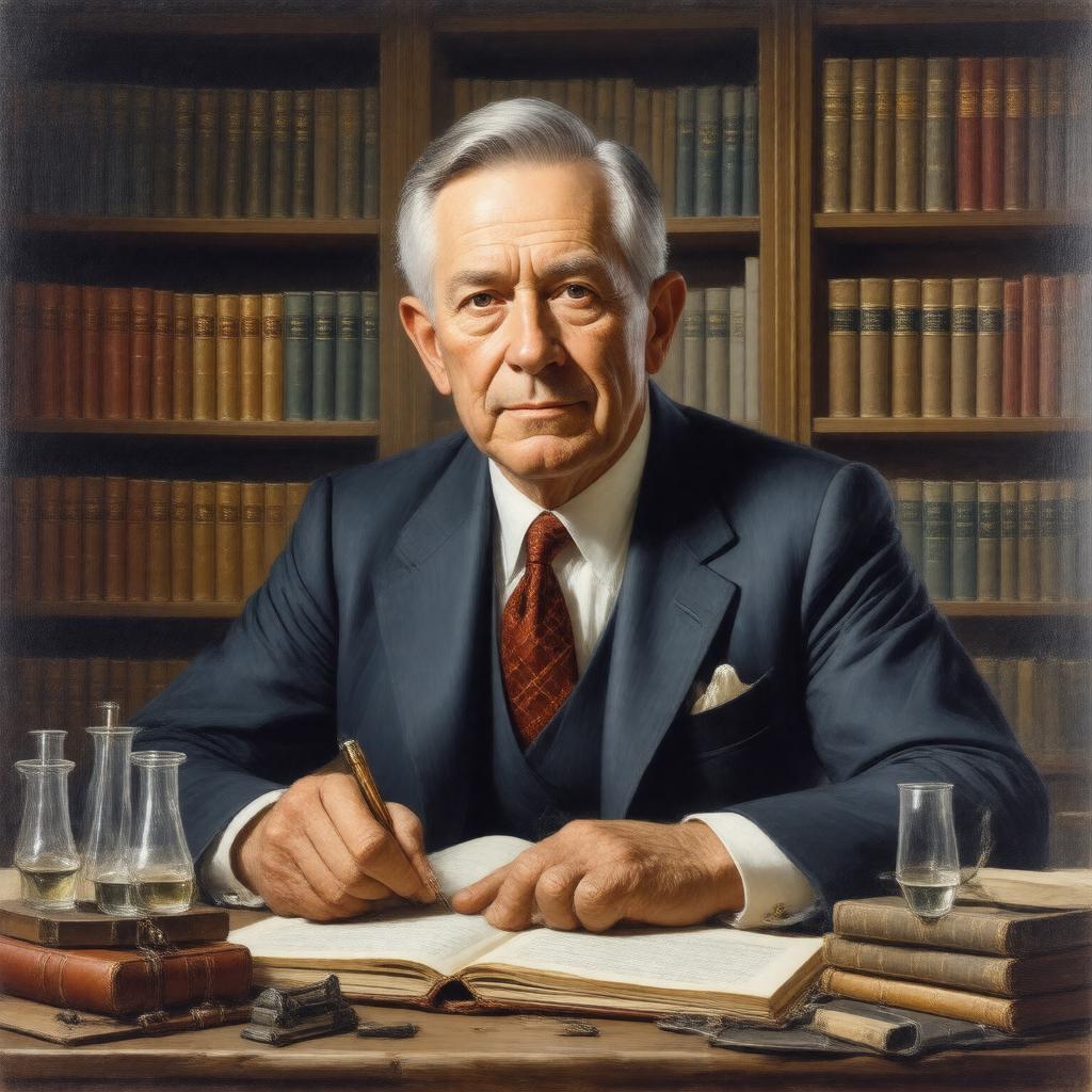 AI-created image of Lawrence J. Henderson