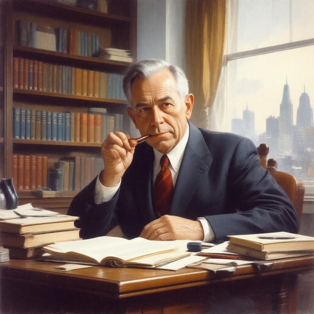 AI-created image of Lawrence Kubie