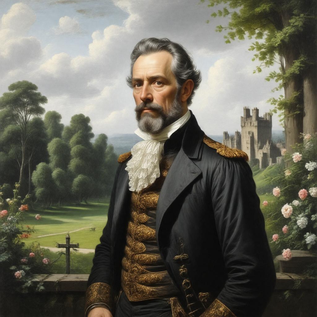 Click to view larger image AI-created image of Lawrence Parsons, 2nd Earl of Rosse