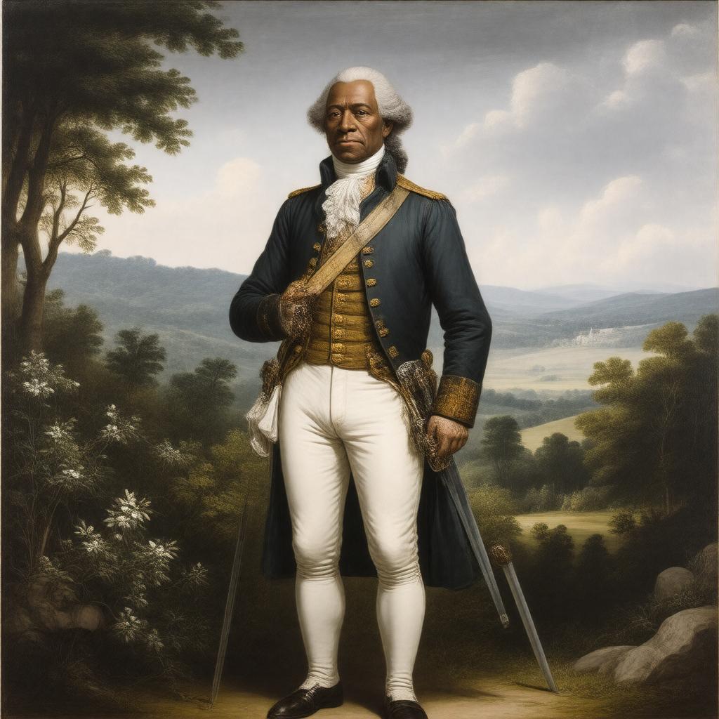 Click to view larger image AI-created image of Lawrence Washington