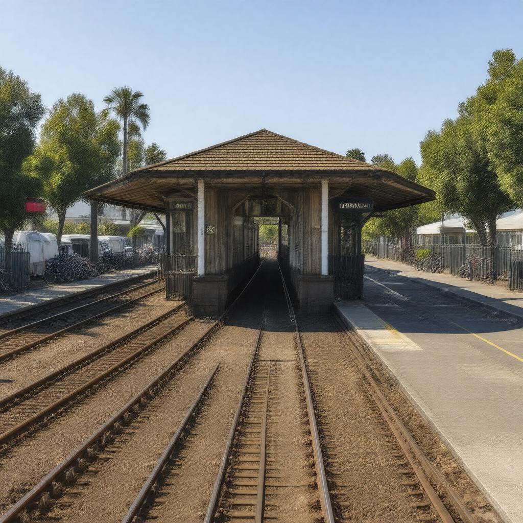 AI-created image of Lawrence station