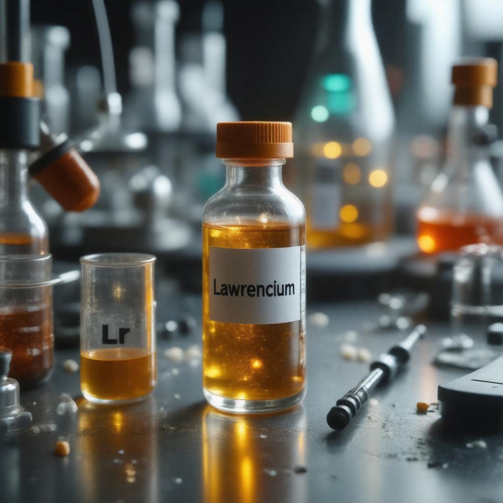 AI-created image of Lawrencium