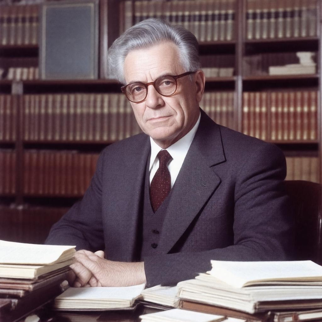 AI-created image of Leó Szilárd