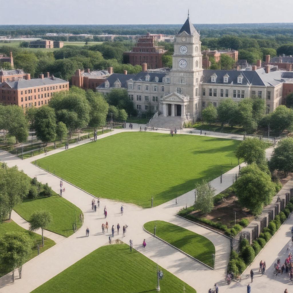 AI-created image of LeMoyne–Owen College