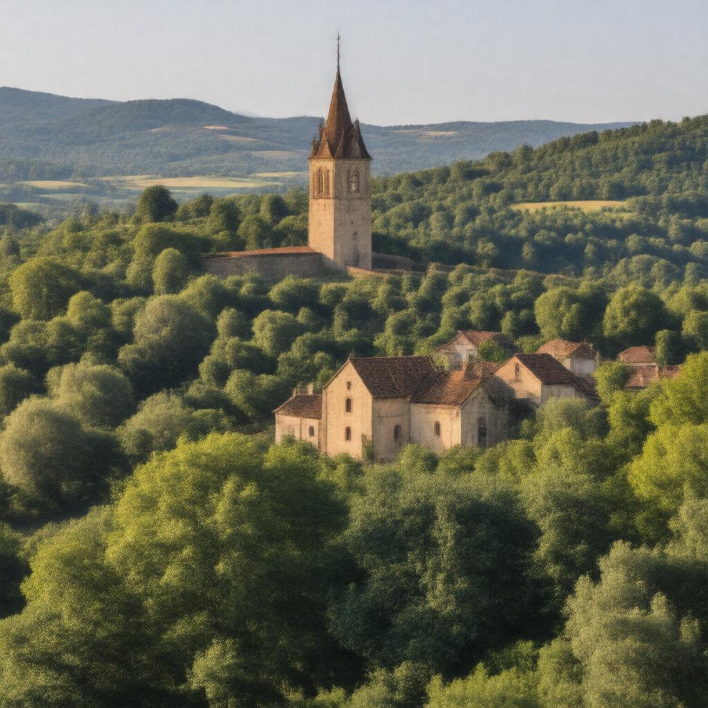 AI-created image of Le Dorat