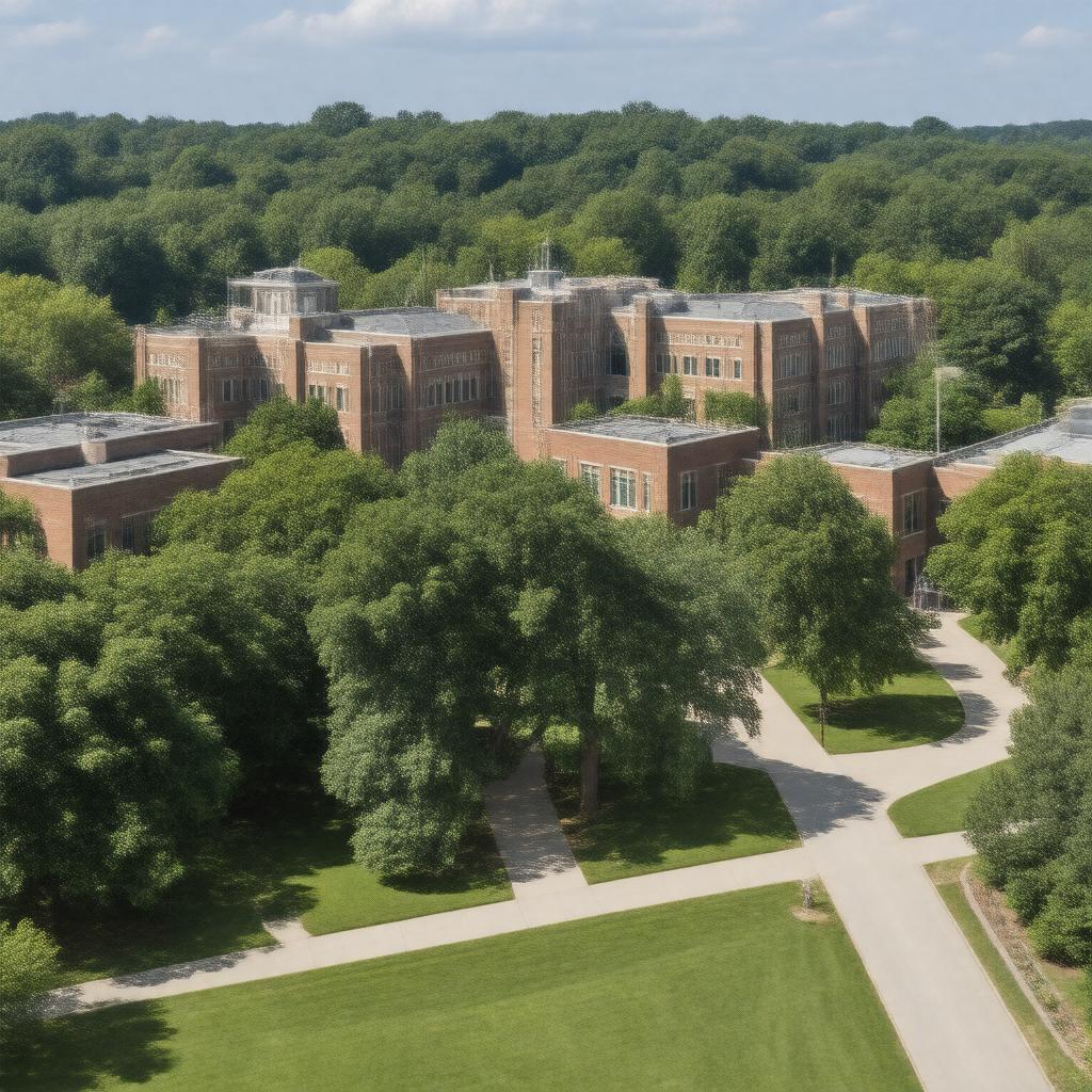AI-created image of Le Moyne College