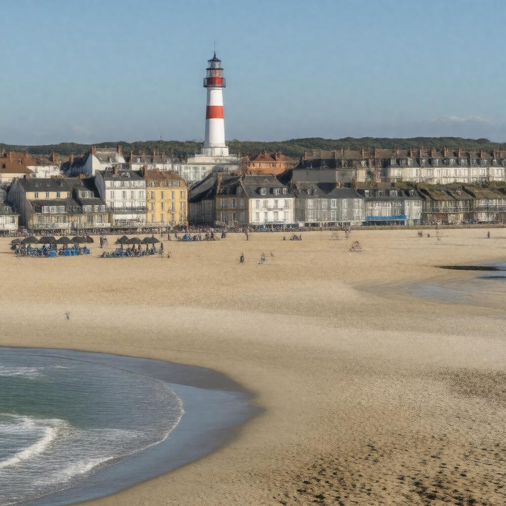 AI-created image of Le Touquet-Paris-Plage