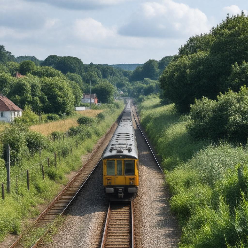 AI-created image of Lea Valley lines