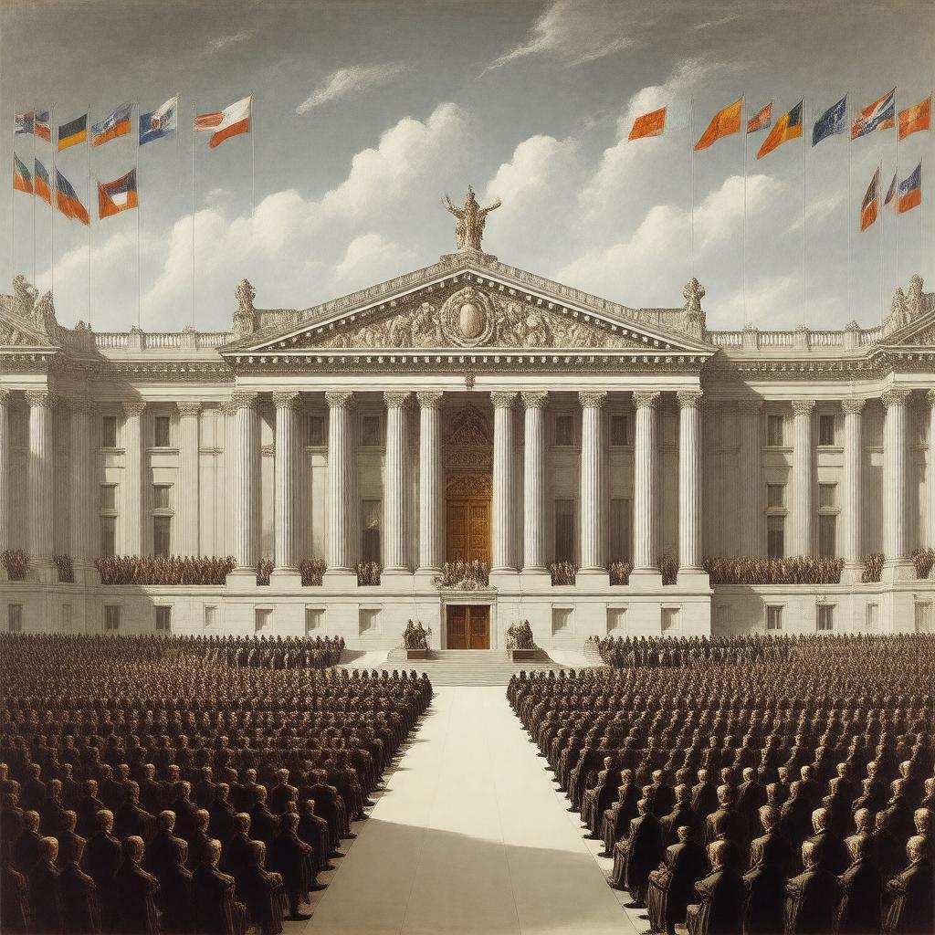 AI-created image of League of Nations