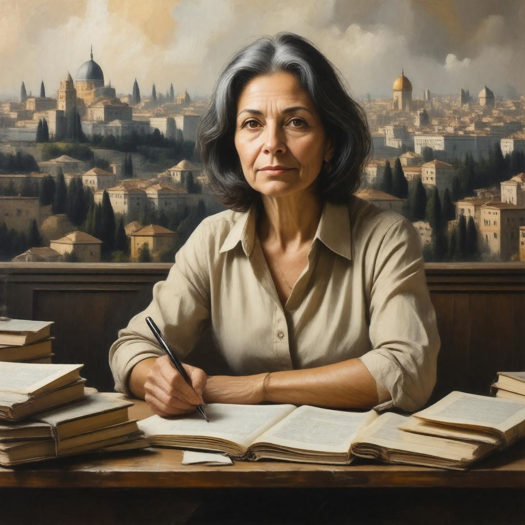 AI-created image of Leah Goldberg