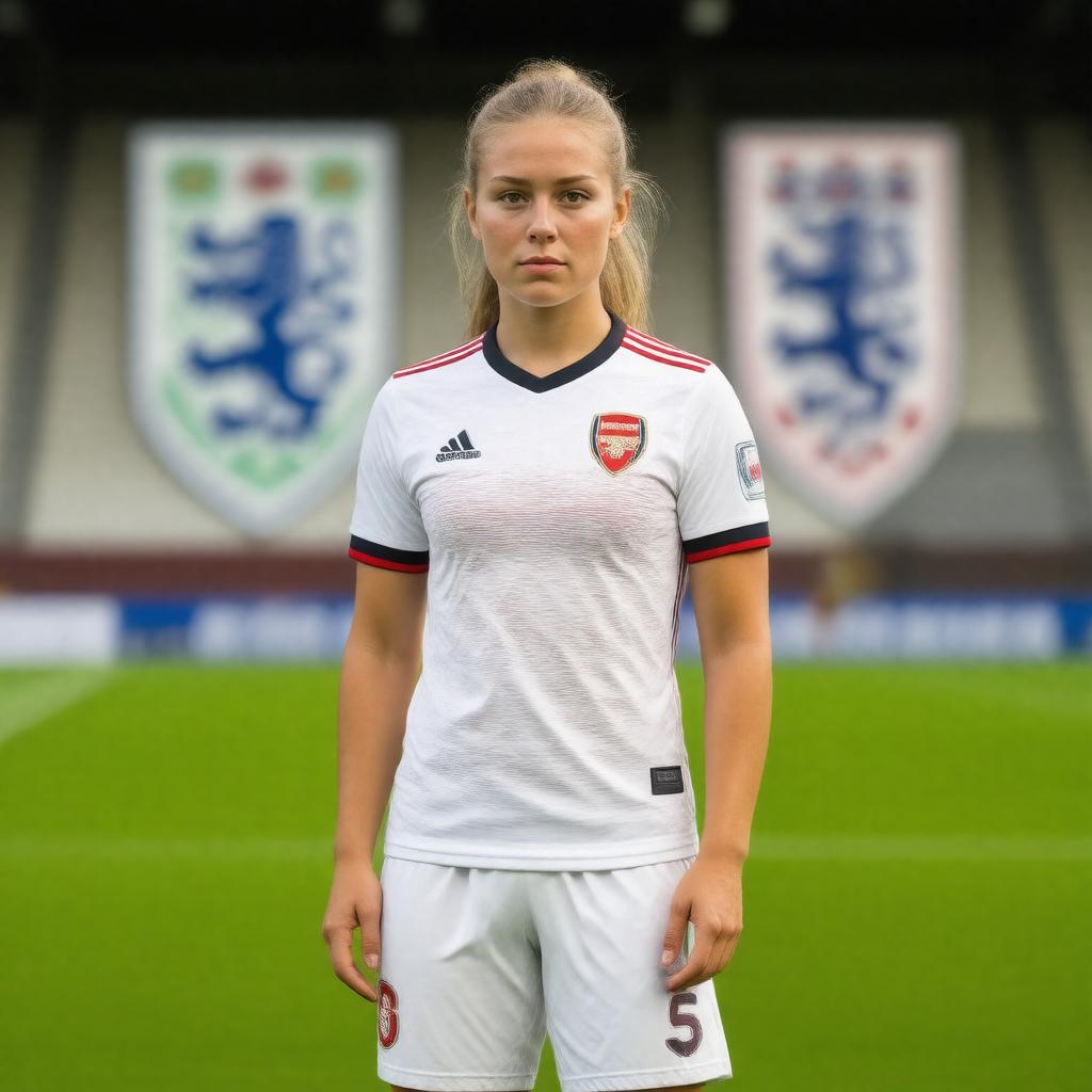 AI-created image of Leah Williamson