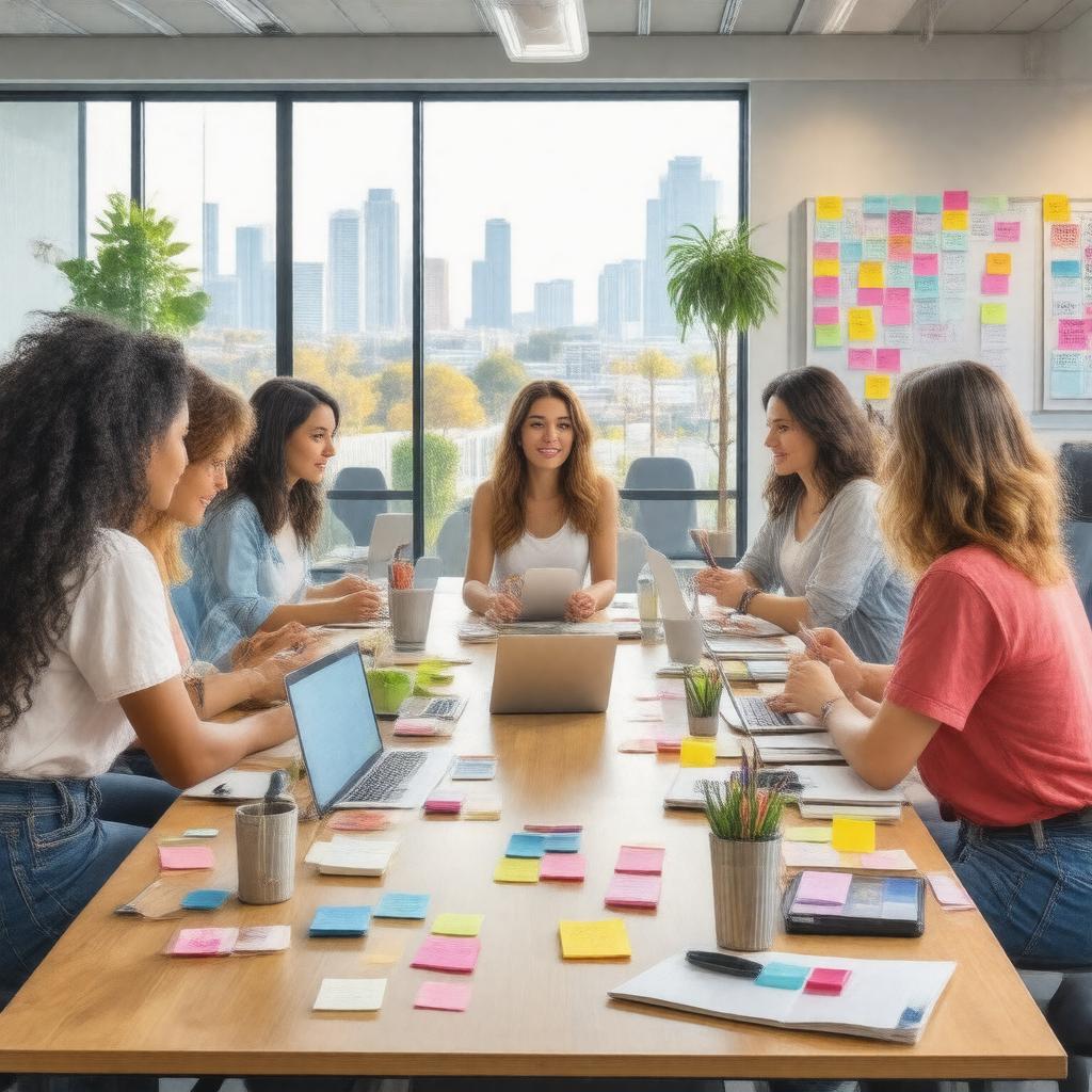 Click to view larger image AI-created image of Lean In Foundation