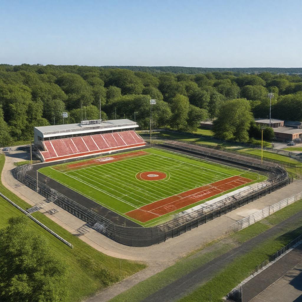 Click to view larger image AI-created image of Leary Field