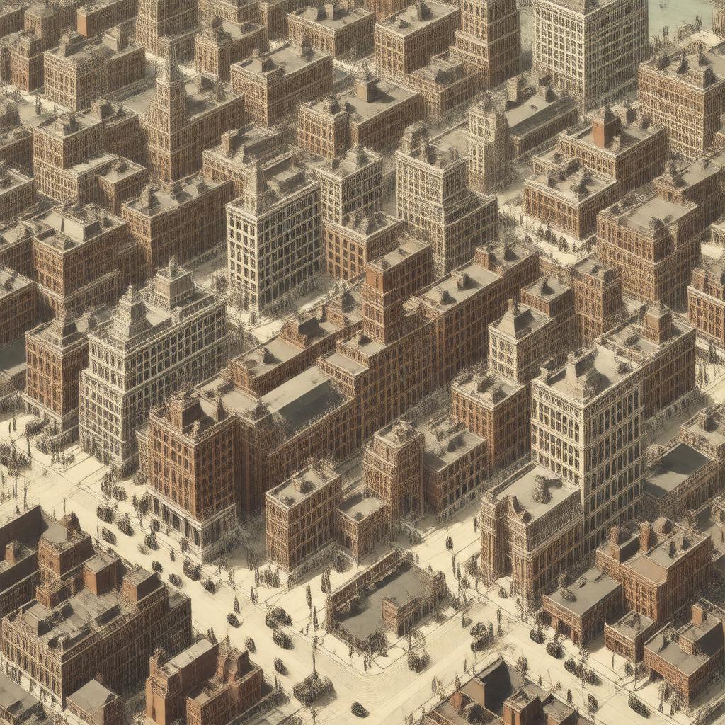 AI-created image of Leather District Historic District