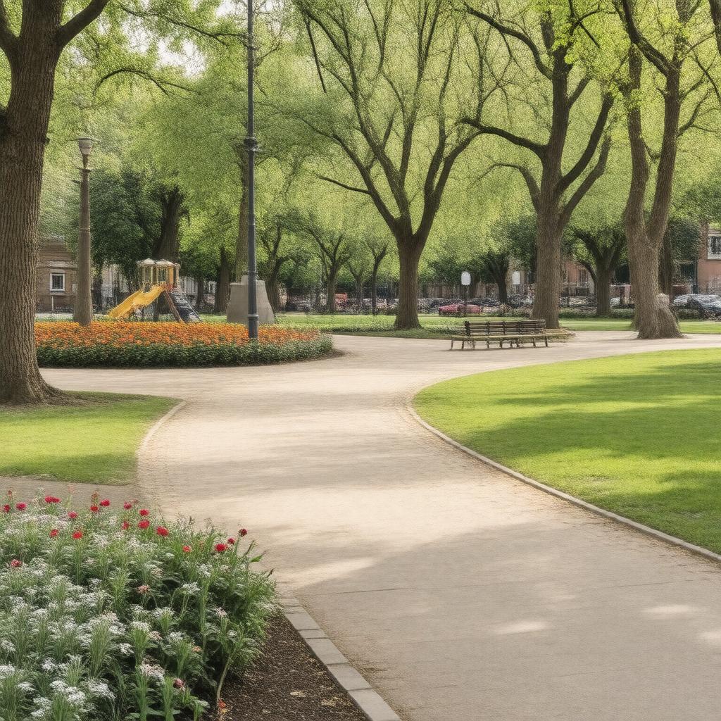 AI-created image of Leathermarket Gardens